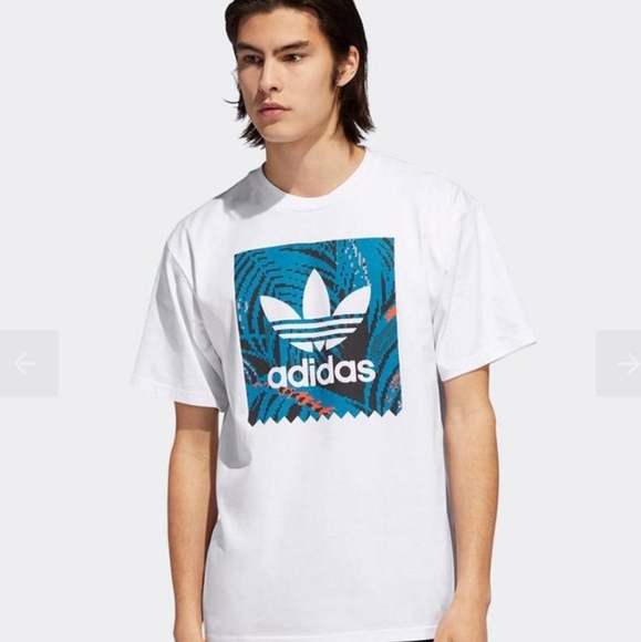 Adidas Skateboarding BB Print Trefoil Palm Tree T-shirt medium - Picture 1 of 8